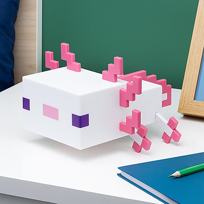 Lampara Ajolote Minecraft 13cm PALADONE