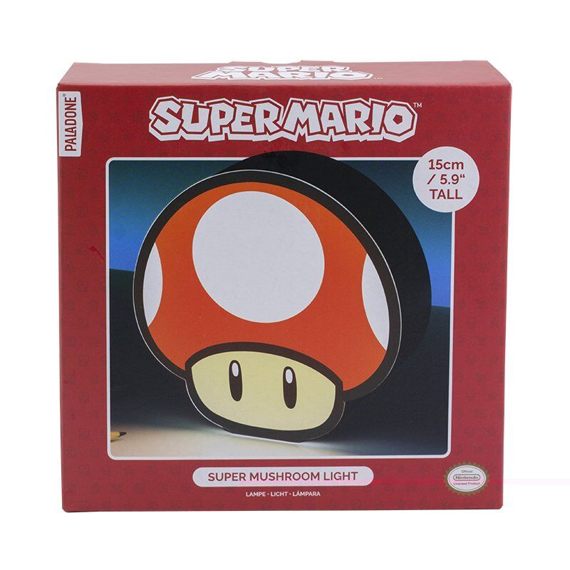 Lampara Mushroom Super Mario Bros PALADONE