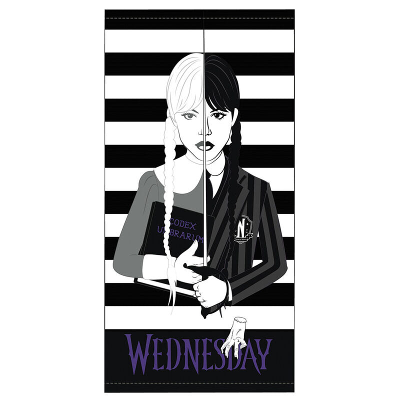 Toalla Miercoles Wednesday microfibra NETFLIX
