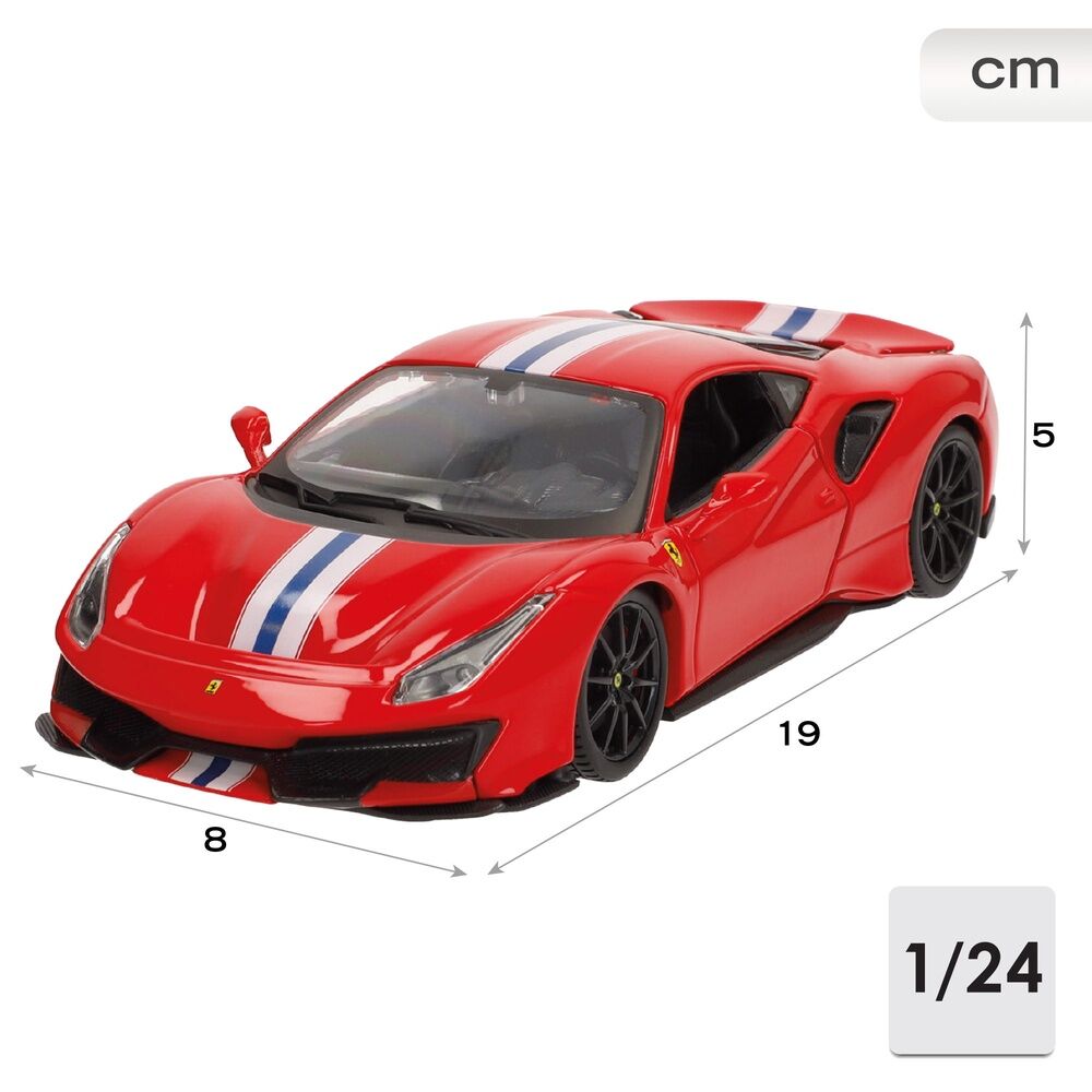 Coche Ferrari 488 pista BURAGO