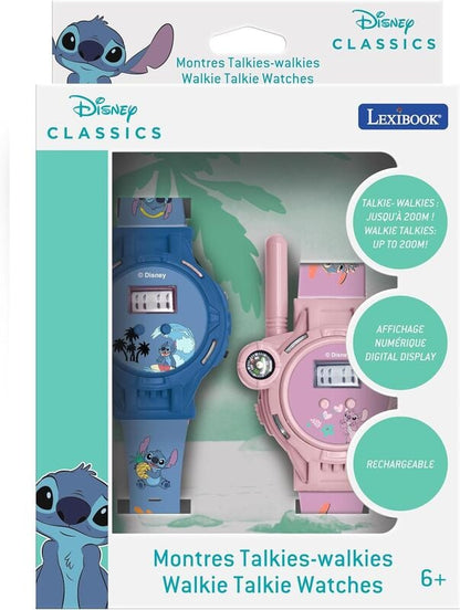Reloj walkie talkie Stitch Disney LEXIBOOK