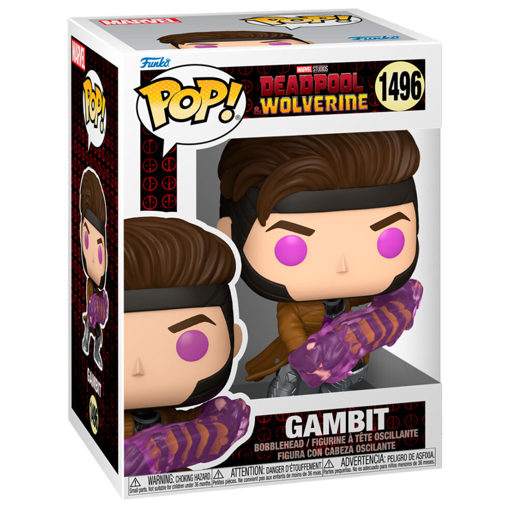 Figura POP Marvel Deadpool & Wolverine Gambit FUNKO