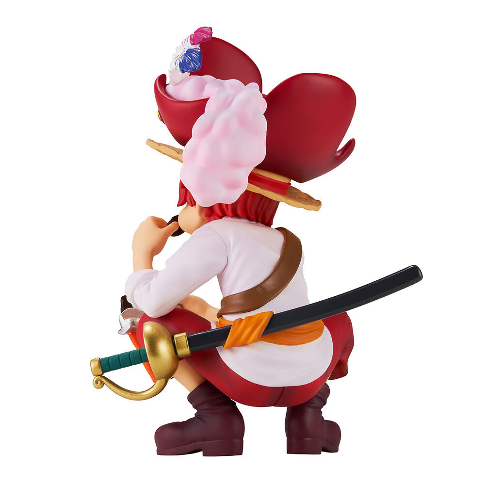Figura Ichibansho Shanks Roger Pirates One Piece 9cm BANPRESTO
