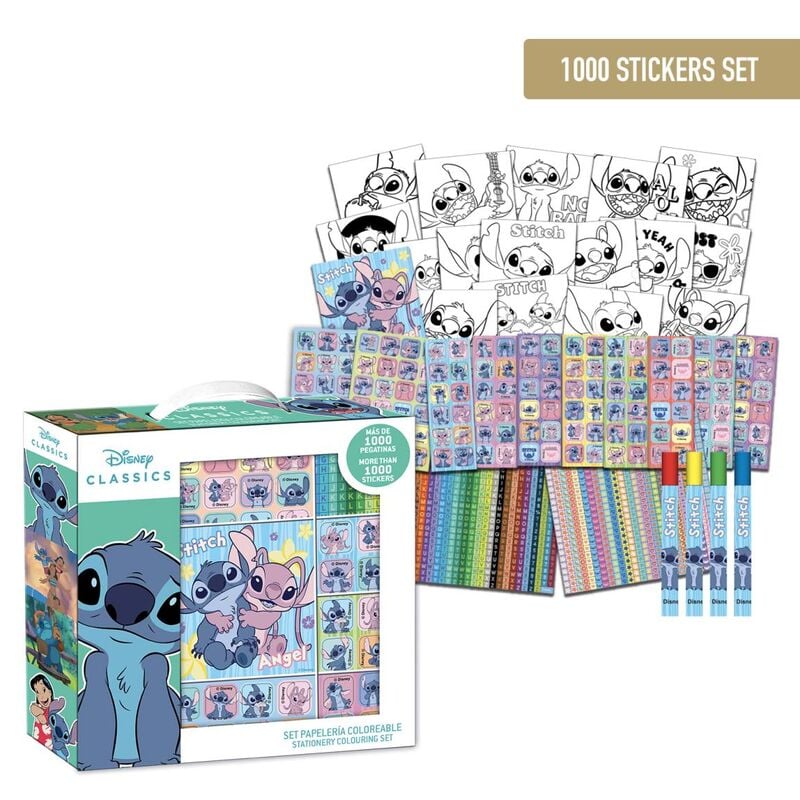 Set pegatinas Stitch Disney 1000pzs CERDÁ