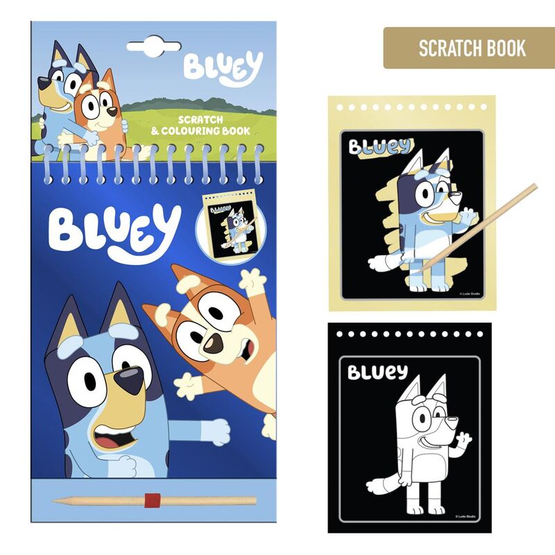Set papeleria scratch Bluey CERDÁ