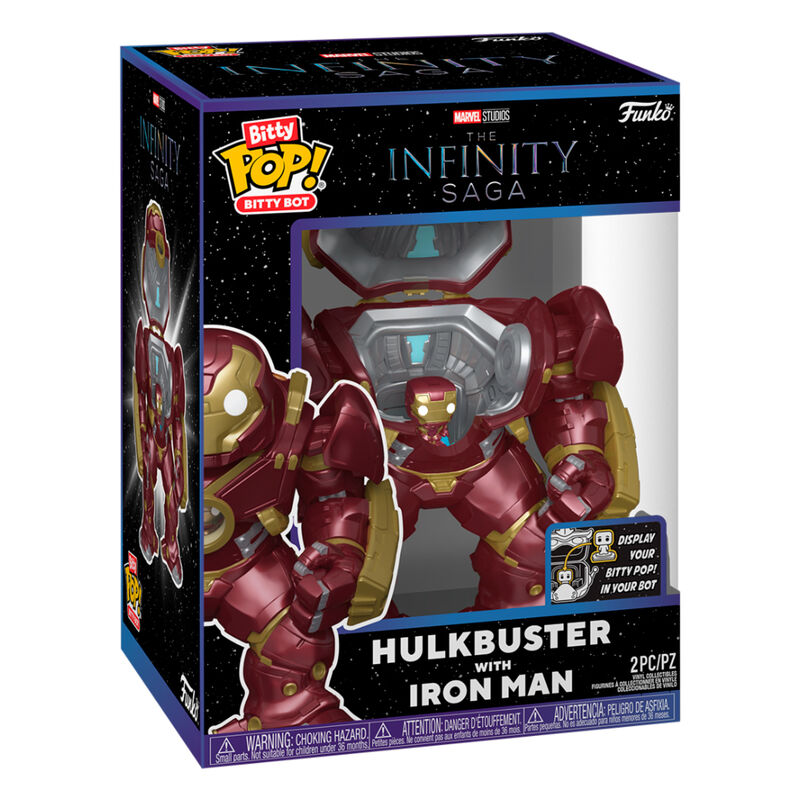 Figura Bitty Bots Marvel Infinity Saga Hulkbuster with Iron Man FUNKO