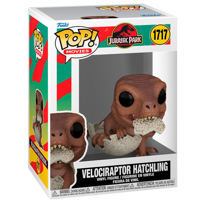 Figura POP Jurassic Park Velociraptor Hatchling FUNKO