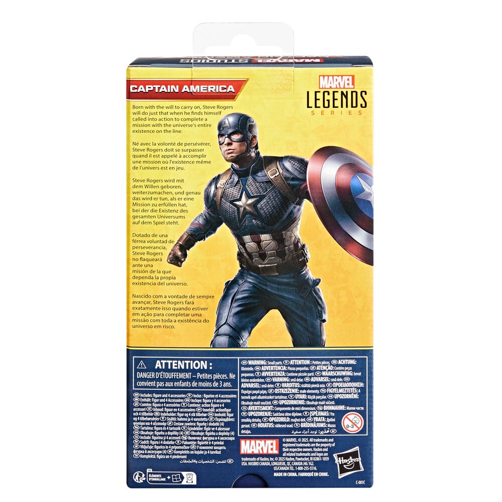 Figura Capitan America Vengadores Avengers: Endgame Marvel Legends Series 15cm HASBRO