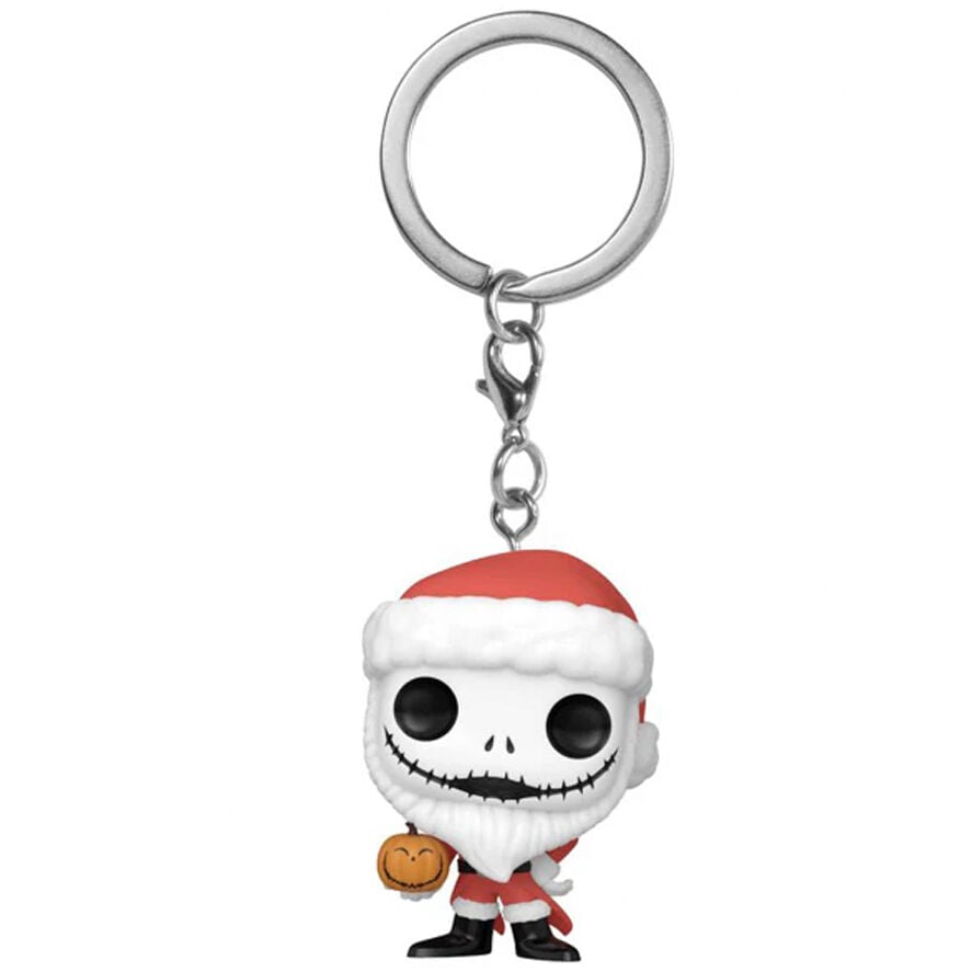 Llavero Pocket POP Disney Pesadilla Antes de Navidad Santa Jack Exclusive FUNKO