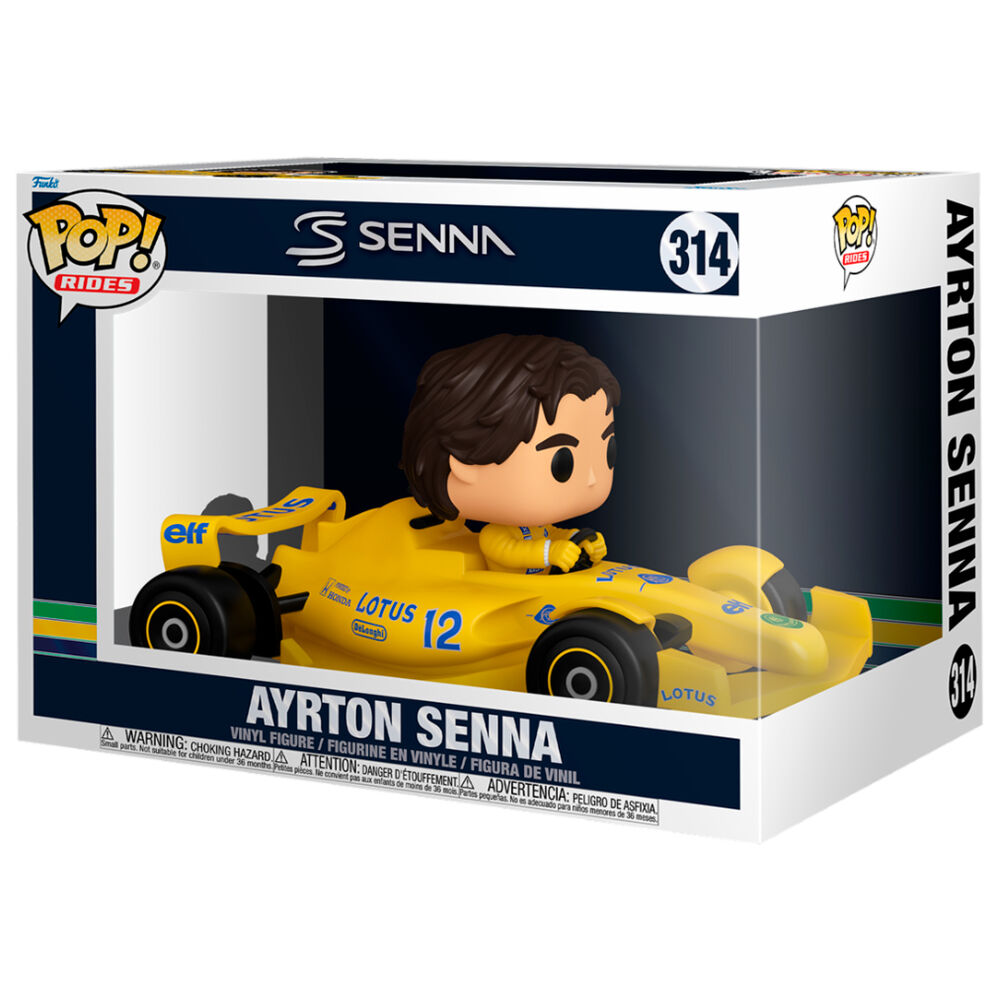 Figura POP Rides Super Deluxe Lotus Ayrton Senna FUNKO