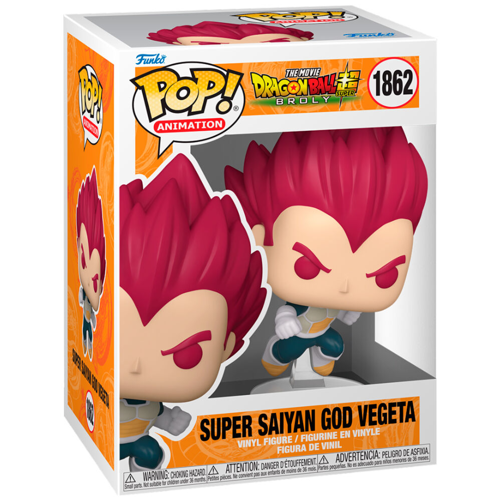 Figura POP Dragon Ball Super Broly Super Saiyan God Vegeta FUNKO