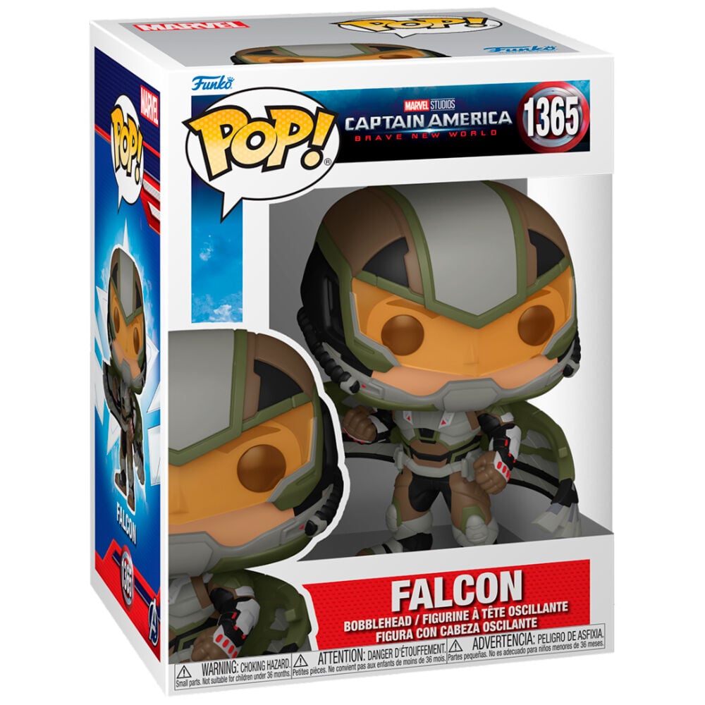 Figura POP Marvel Capitan America Brave New World Falcon FUNKO