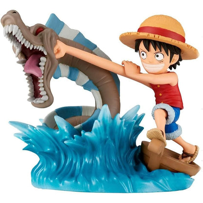Figura Monkey D Luffy vs Local Sea Monster Log Stories One Piece 7cm BANPRESTO