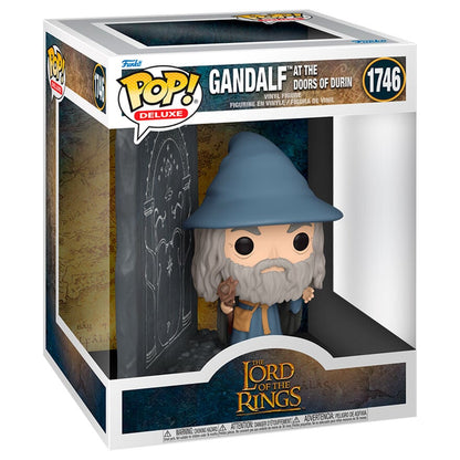 Figura POP Deluxe El Señor de los Anillos Gandalf with Doors of Durin FUNKO