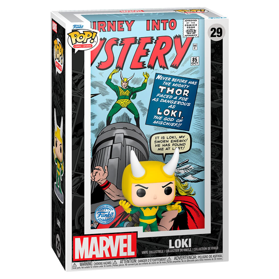 Figura POP Comic Cover Marvel Loki Exclusive FUNKO