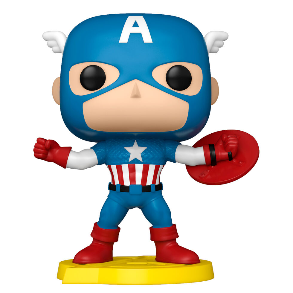 Figura POP Comic Cover Marvel Los Vengadores Avengers Capitan America Exclusive FUNKO