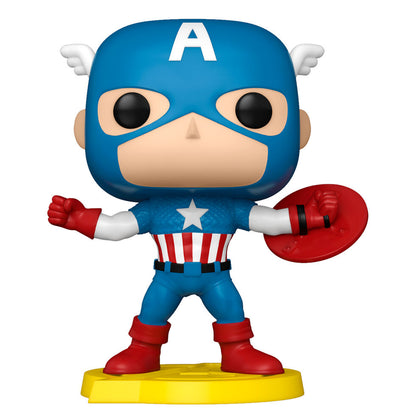 Figura POP Comic Cover Marvel Los Vengadores Avengers Capitan America Exclusive FUNKO