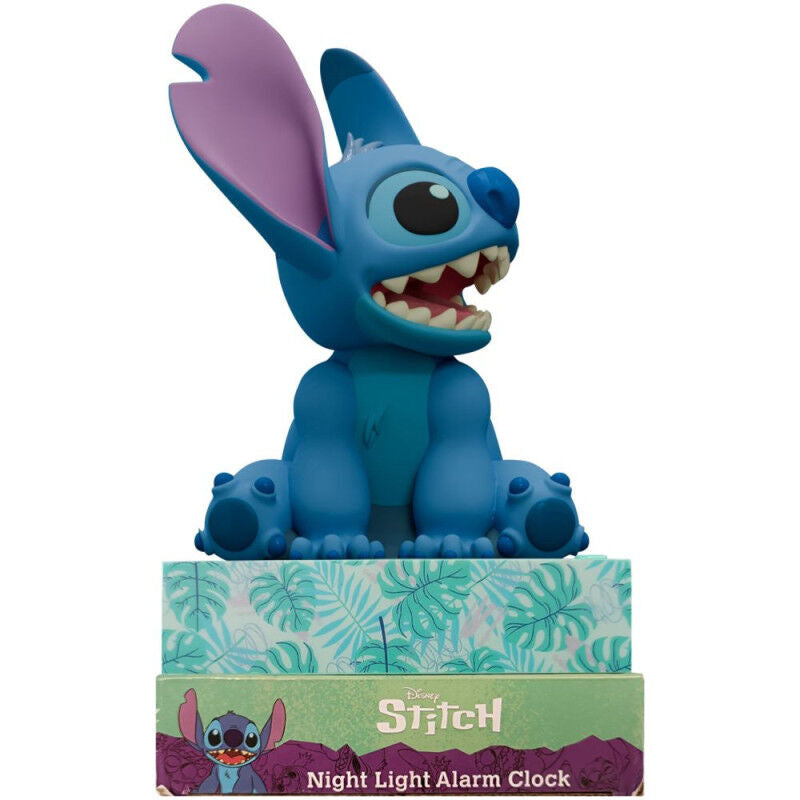 Lampara 3D con despertador Stitch Disney KIDS LICENSING