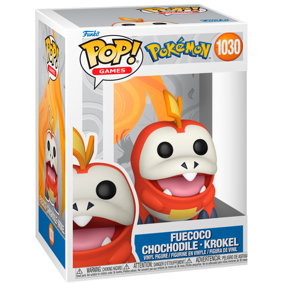 Figura POP Pokemon Fuecoco Chochodile Krokel FUNKO