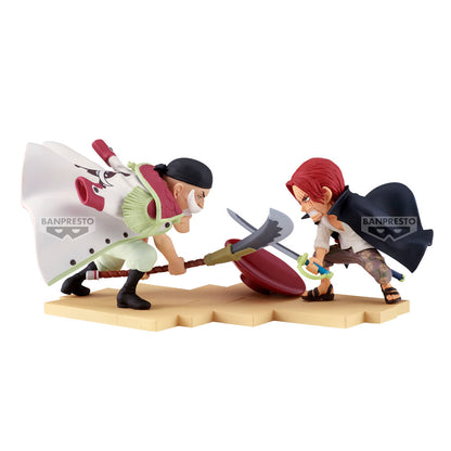 Figura Edward Newgate vs. Shanks World Collectable Log Stories One Piece 13cm BANPRESTO