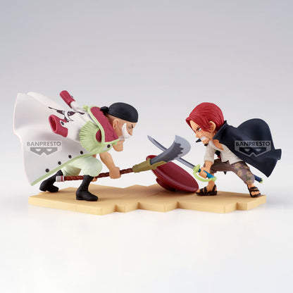 Figura Edward Newgate vs. Shanks World Collectable Log Stories One Piece 13cm BANPRESTO