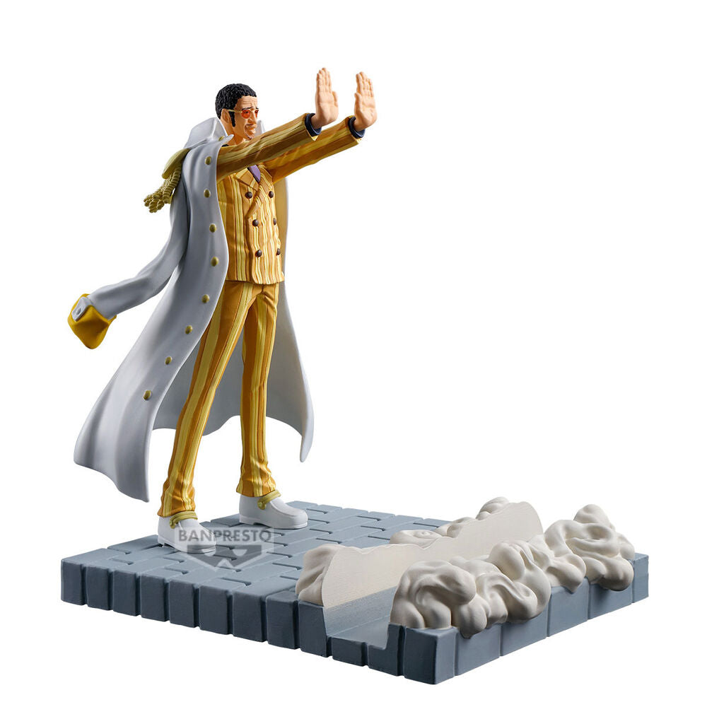 Figura Kizaru Borsalino One Piece 12cm BANPRESTO