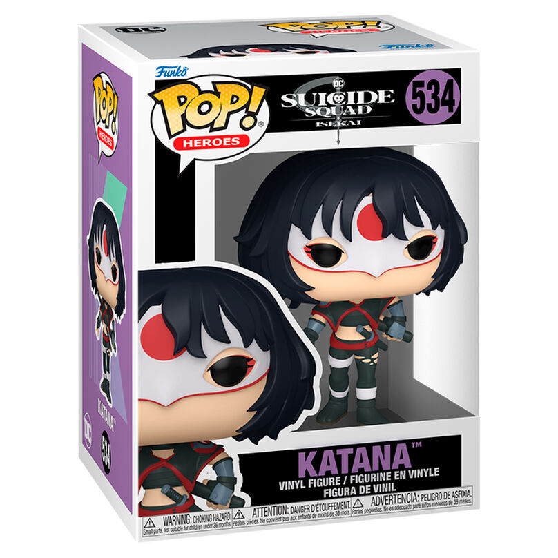 Figura POP DC Comics Escuadron Suicida Isekai Katana FUNKO