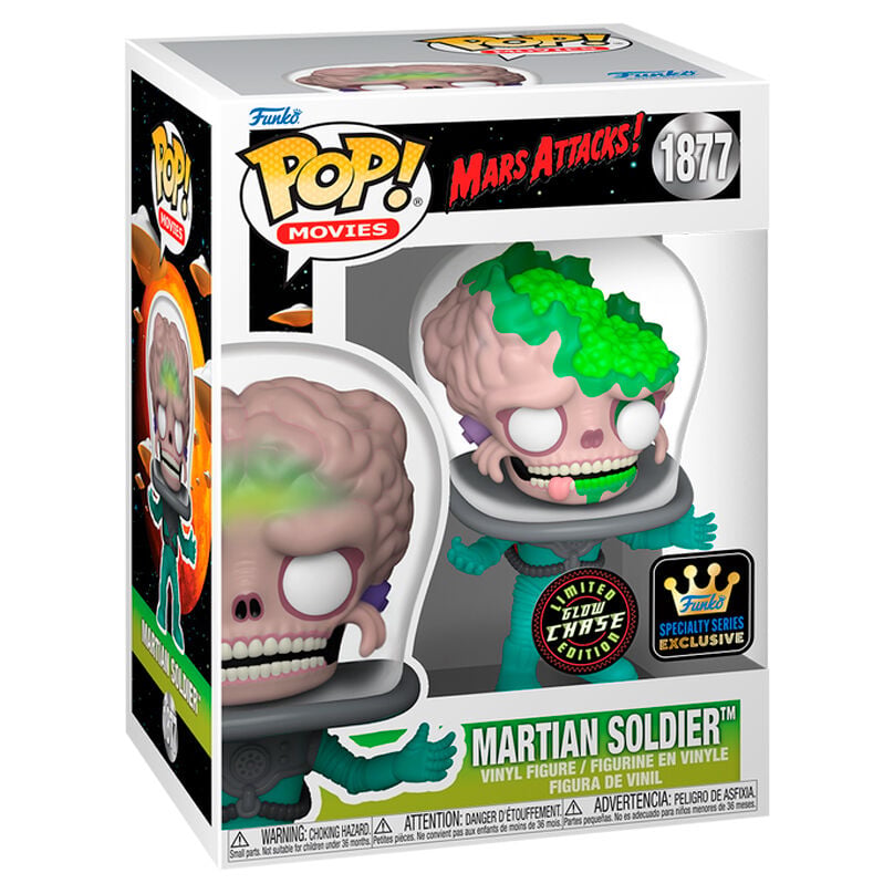 Figura POP Mars Attacks Martian Soldier Exclusive Chase FUNKO