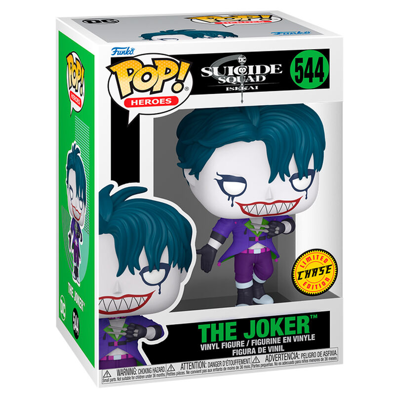 Figura POP DC Comics Escuadron Suicida Isekai The Joker Chase FUNKO