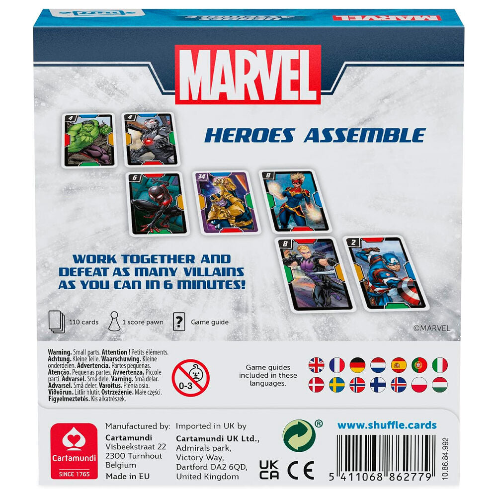 Juego mesa Vengadores Avengers Marvel SHUFFLE