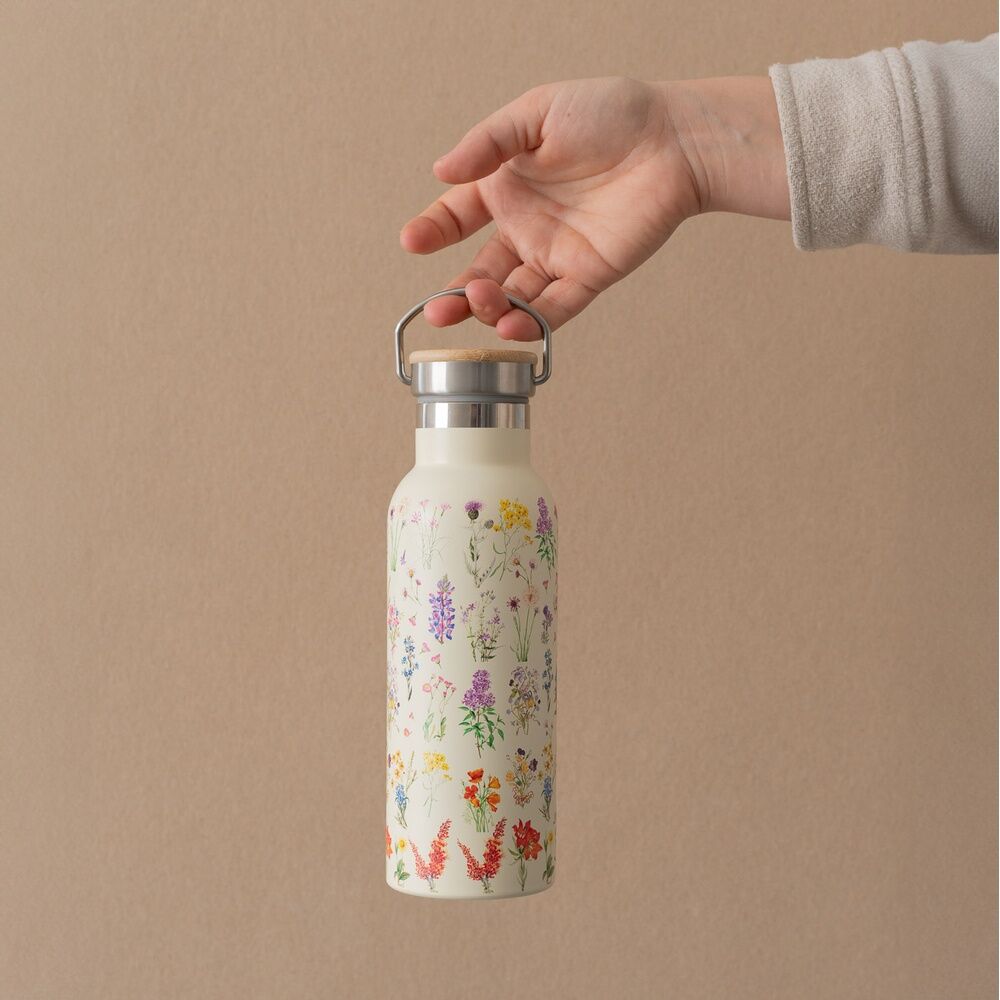Botella acero inoxidable Wild Flowers 500ml ERIK