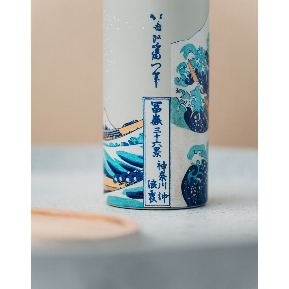 Botella acero inoxidable La Gran Ola de Kanagawa Hokusai 500ml ERIK