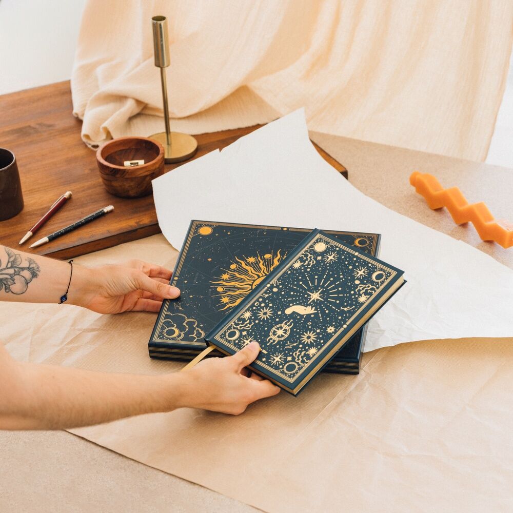 Set Cuaderno A5 + Boligrafo Astral ERIK