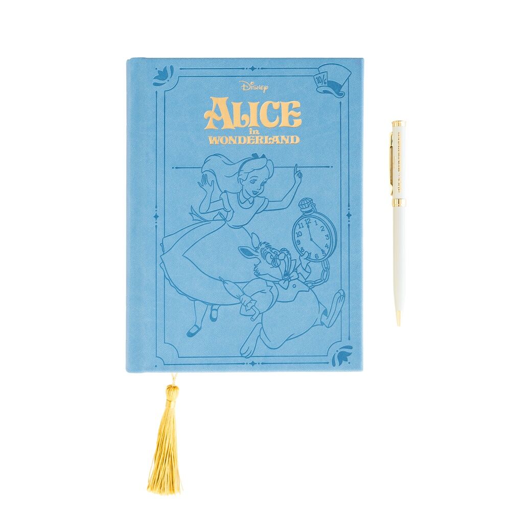 Set Cuaderno A5 + Boligrafo Alicia en el Pais de las Maravillas Disney ERIK