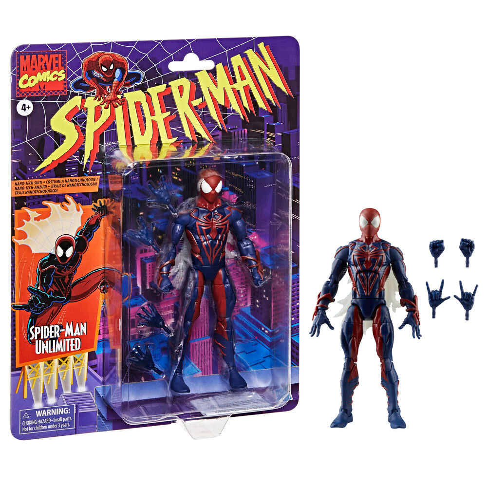 Figura Spider-Man Unlimited Spiderman Marvel Comics 15cm HASBRO