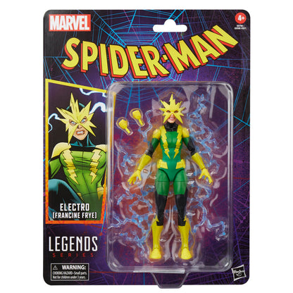 Figura Electro Francine Frye Spider-Man Marvel 15cm HASBRO