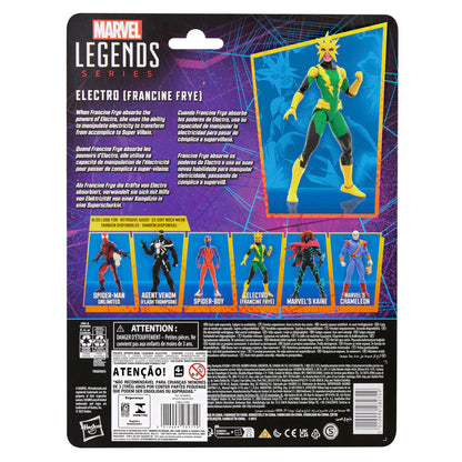 Figura Electro Francine Frye Spider-Man Marvel 15cm HASBRO