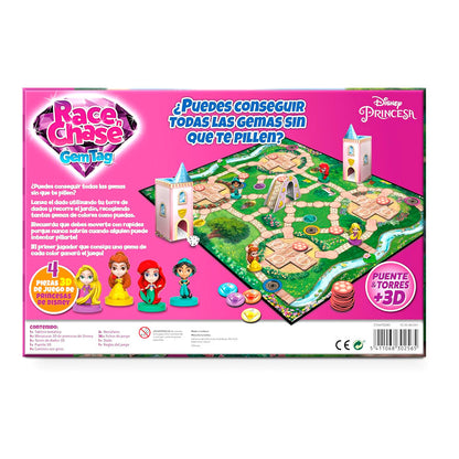 Juego mesa Race Chase Princesas Disney español FOURNIER