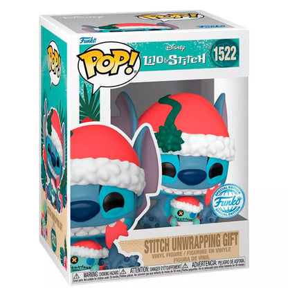 Figura POP Disney Lilo & Stitch - Stitch Unwrapping Gift FUNKO