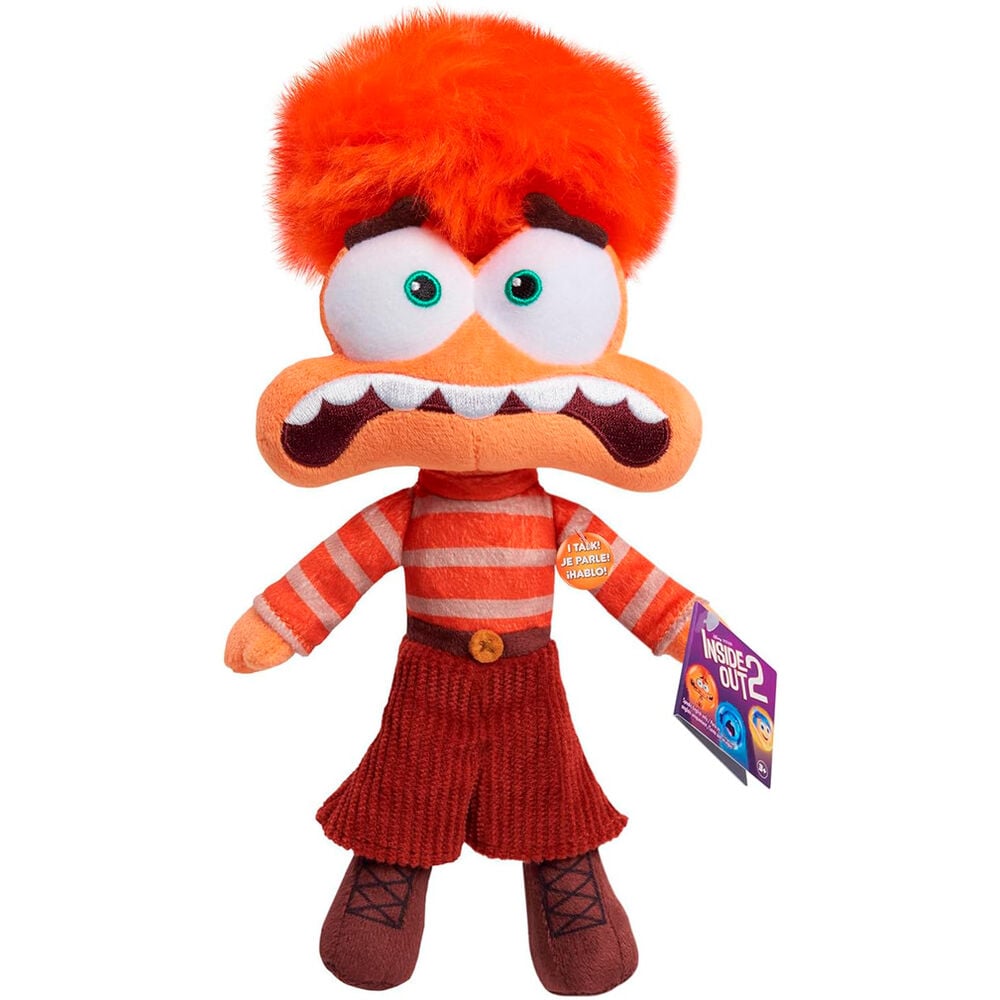 Peluche Ansiedad Del Reves 2 Disney Pixar 20cm sonido ingles JUST PLAY