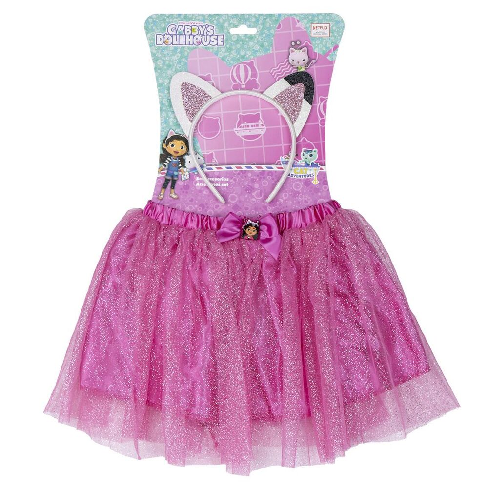 Set diadema + tutu La Casa de Muñecas de Gabby CERDÁ