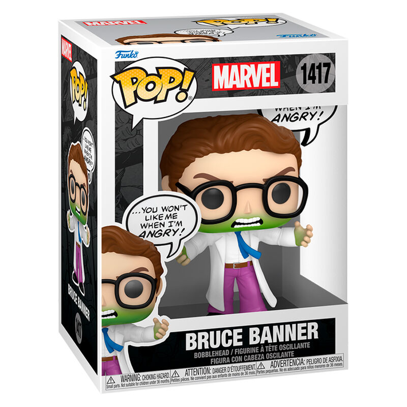 Figura POP Marvel Bruce Banner Hulk FUNKO