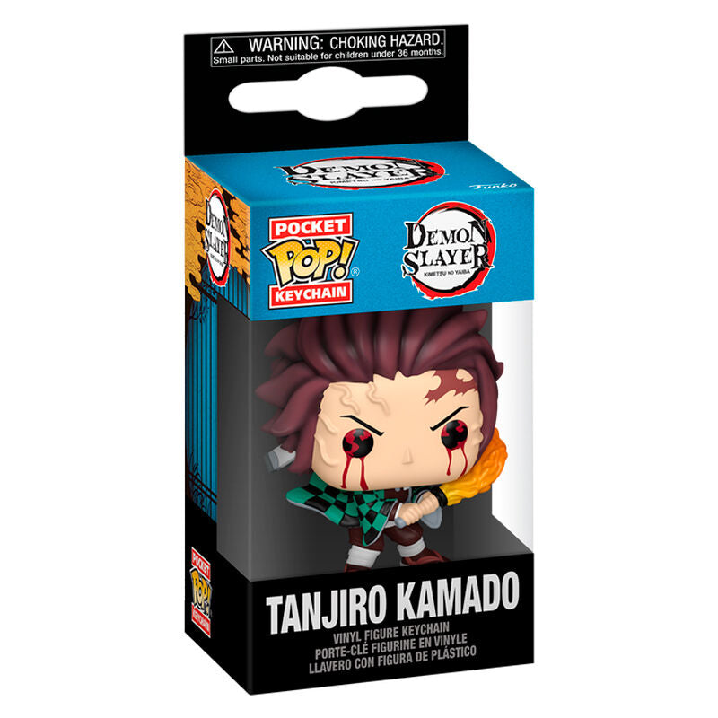 Llavero Pocket POP Demon Slayer Kimetsu no Yaiba Tanjiro Kamado FUNKO