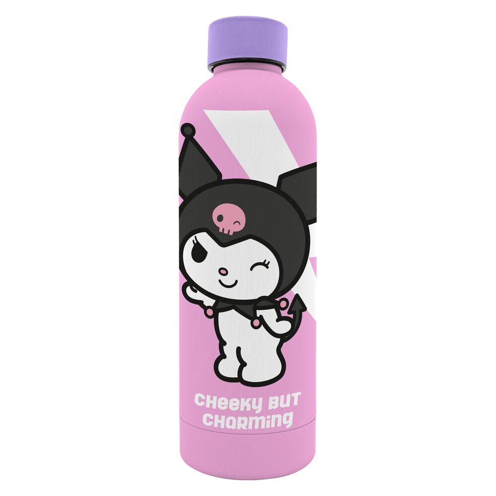 Botella acero inoxidable Kuromi Hello Kitty 800ml KIDS LICENSING