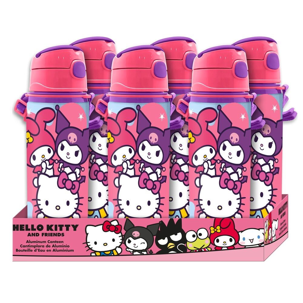 Cantimplora aluminio Hello Kitty and Friends 600ml KIDS LICENSING
