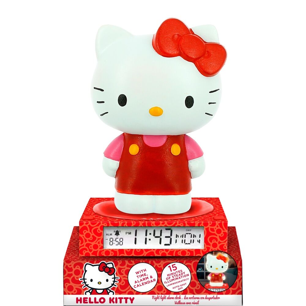 Lampara 3D con despertador Hello Kitty and Friends KIDS LICENSING