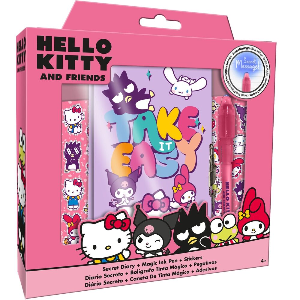 Diario + boligrafo magico Hello Kitty and Friends KIDS LICENSING