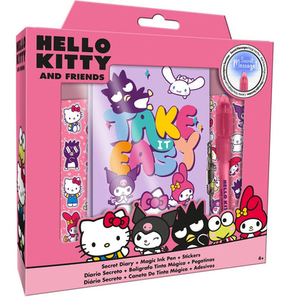 Diario + boligrafo magico Hello Kitty and Friends KIDS LICENSING