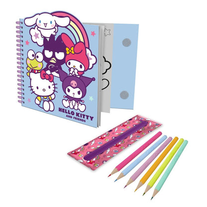 Cuaderno actividades + estuche removible Hello Kitty and Friends KIDS LICENSING