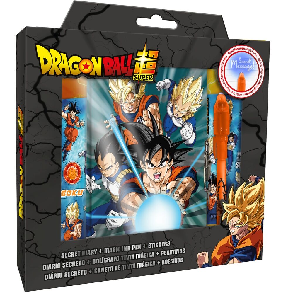 Diario + boligrafo magico Dragon Ball Super KIDS LICENSING